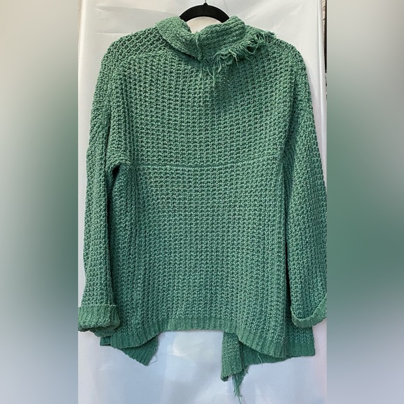 Free People Green Cardigan Size Small - Picture 2 of 3